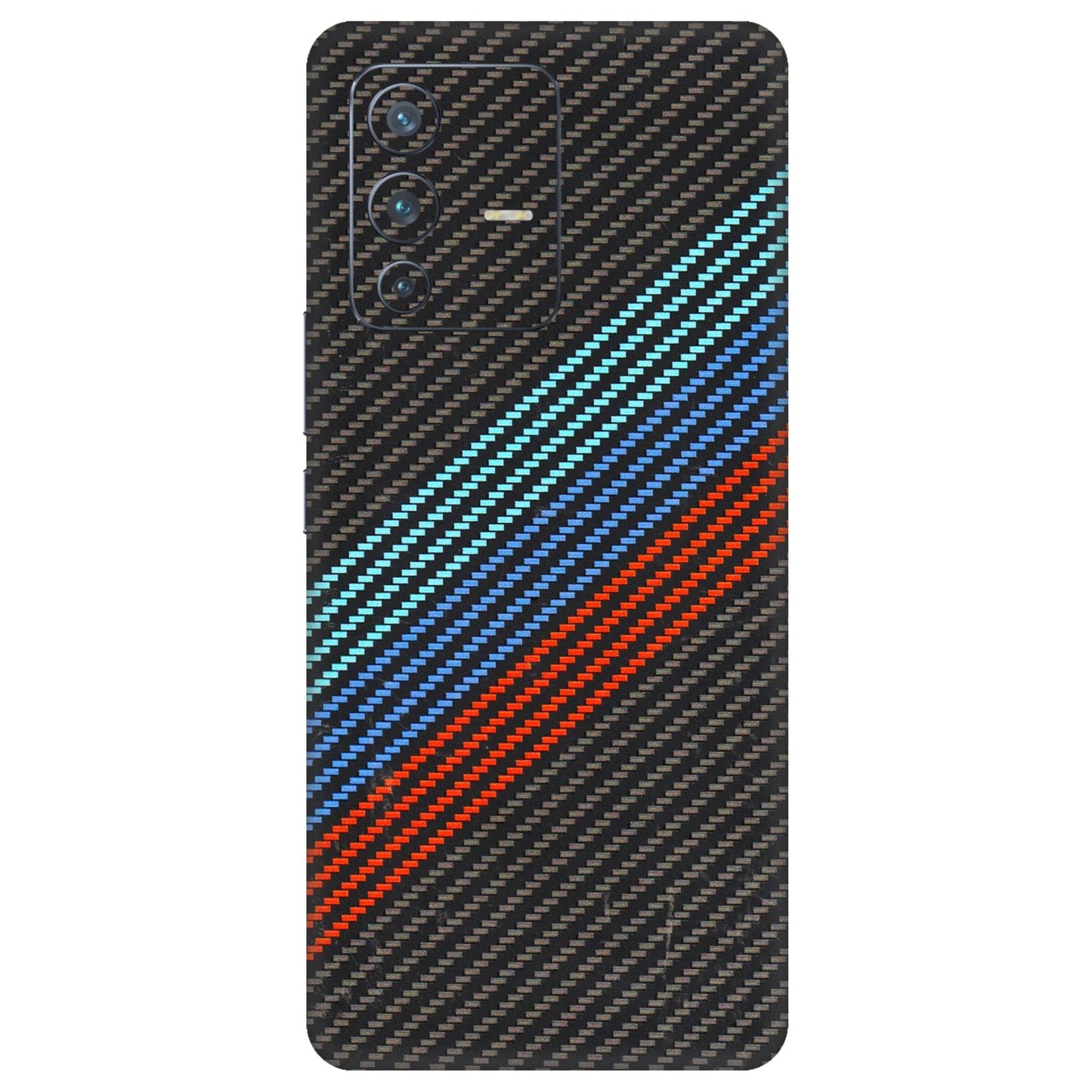 VIVO Z/V/X/T/U/S Series Phone Skins (All Models) - Carbon BM - 3D Embossed Finish (L-302) Vivo V23 Pro (5G)