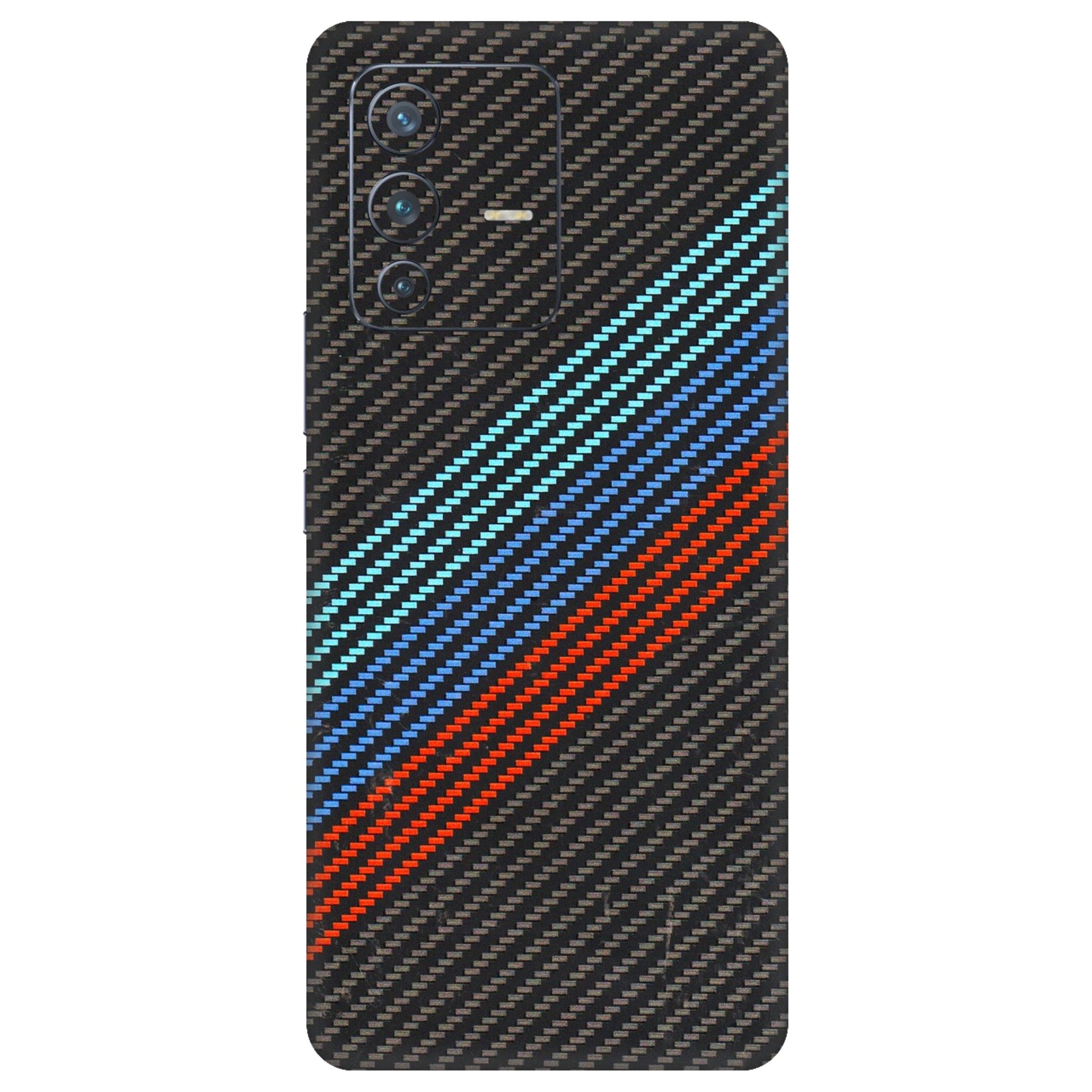 VIVO Z/V/X/T/U/S Series Phone Skins (All Models) - Carbon BM - 3D Embossed Finish (L-302) Vivo V23 Pro (5G)