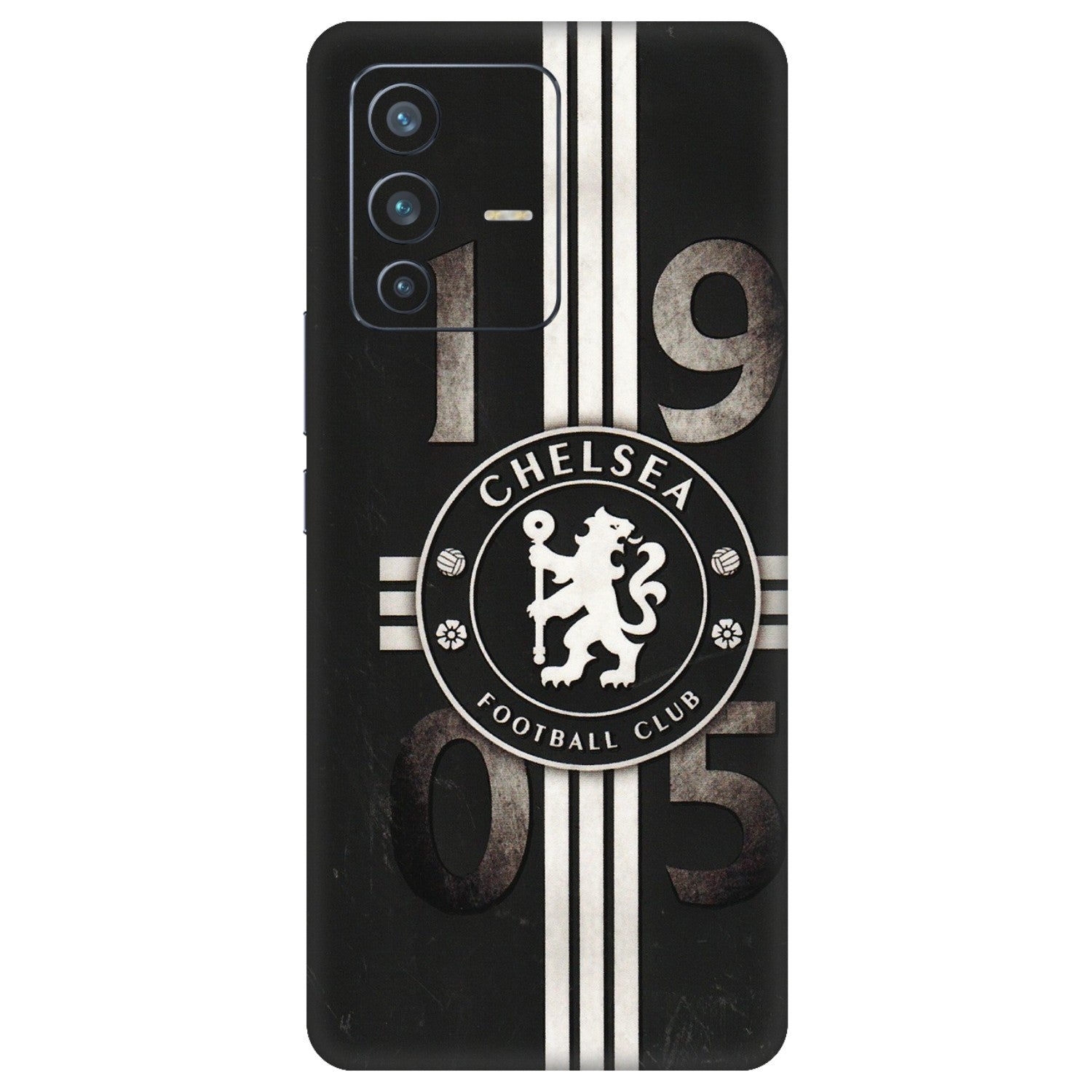 VIVO Z/V/X/T/U/S Series Phone Skins (All Models) - Chelsea Fan Club - 3D Embossed Finish (L-36) Vivo V23 Pro (5G)