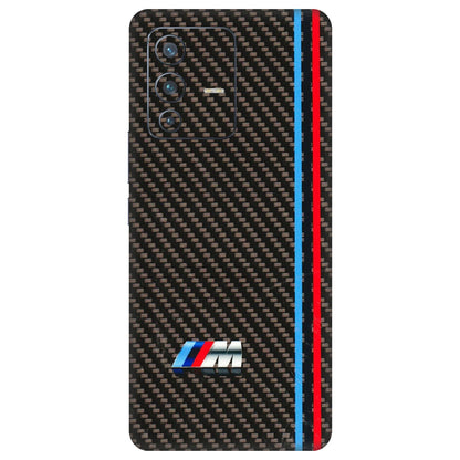 VIVO Z/V/X/T/U/S Series Phone Skins (All Models) - BM Carbon Fiber Feels - 3D Embossed Finish (L-38) Vivo V23 Pro (5G)