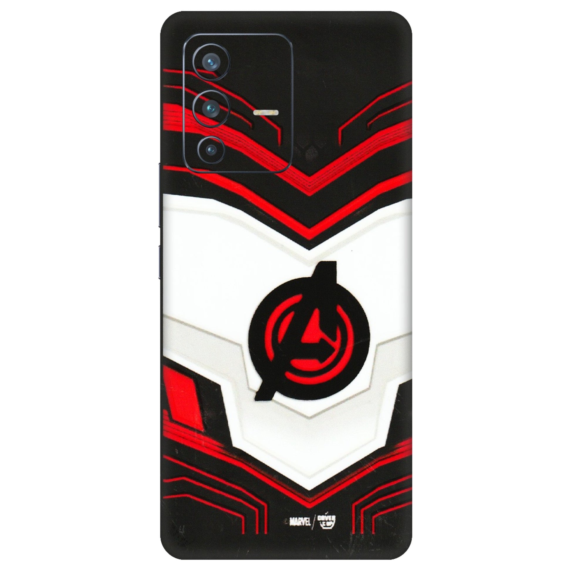 VIVO Z/V/X/T/U/S Series Phone Skins (All Models) - Avengers Logo - 3D Embossed Finish (L-55) Vivo V23 Pro (5G)