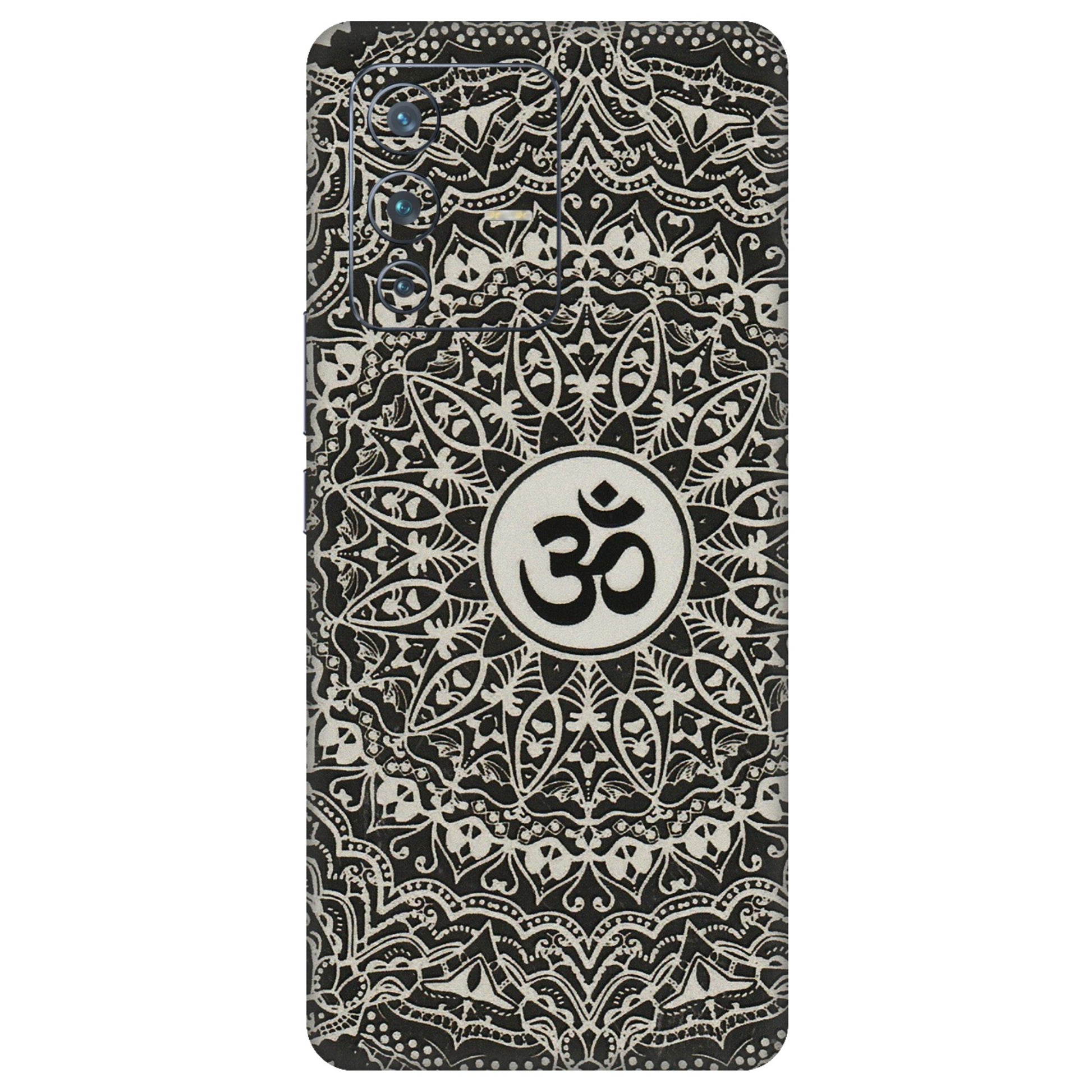 VIVO Z/V/X/T/U/S Series Phone Skins (All Models) - Aum Elegant Mandala - 3D Embossed Finish (L-62) Vivo V23 Pro (5G)