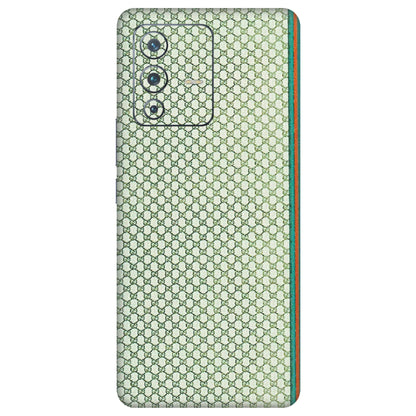 VIVO Z/V/X/T/U/S Series Phone Skins (All Models) - Gucci Fabric Pattern - 3D Embossed Finish (L-73) Vivo V23 Pro (5G)