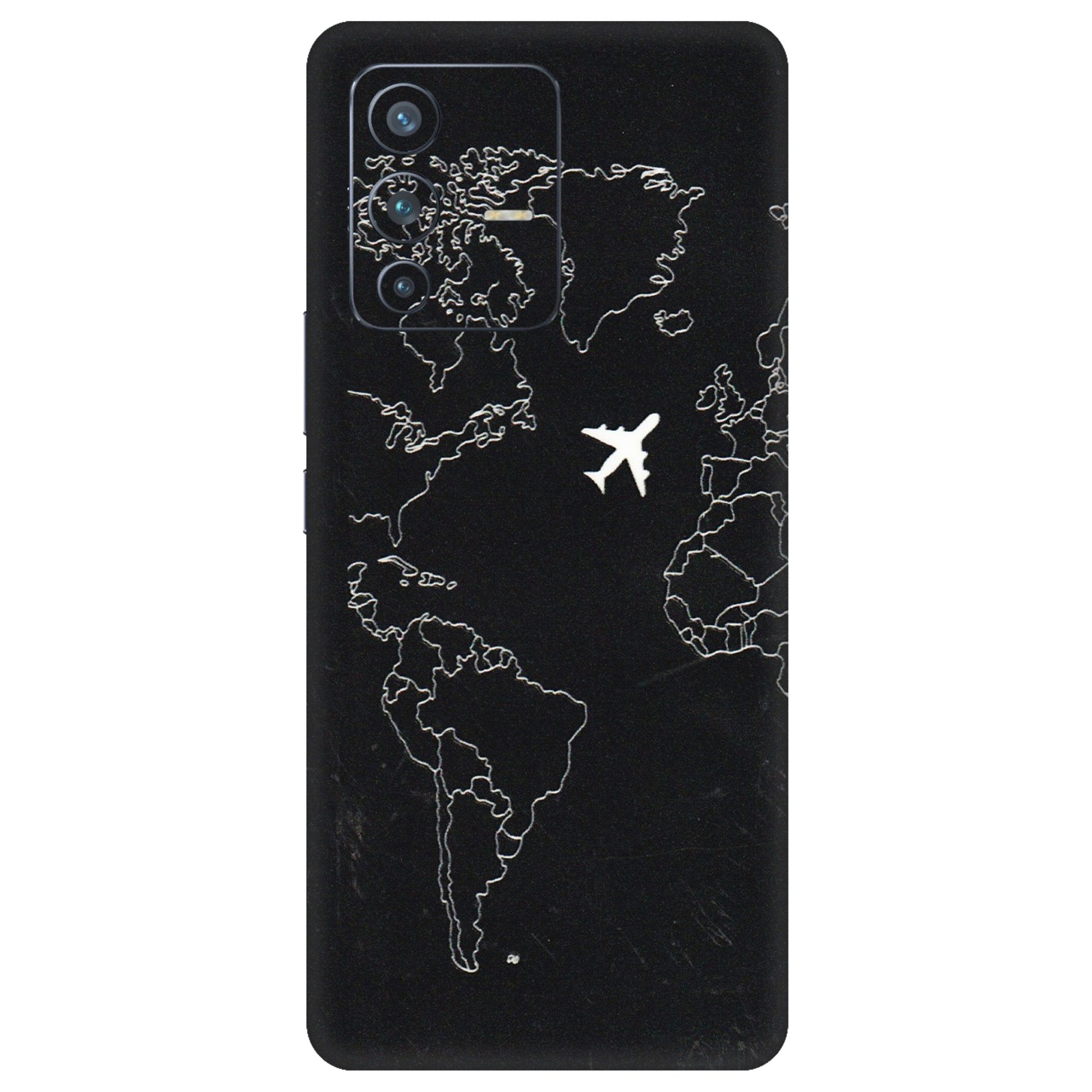 VIVO Z/V/X/T/U/S Series Phone Skins (All Models) - Never Ending Travel - 3D Embossed Finish (L-79) Vivo V23 Pro (5G)