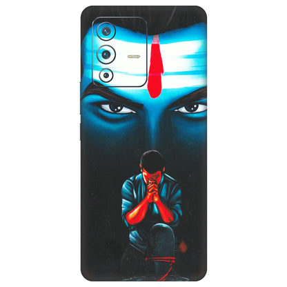 VIVO Z/V/X/T/U/S Series Phone Skins (All Models) - Mahakal Bhakt - Matte Finish (M-112) Vivo V23 Pro (5G)
