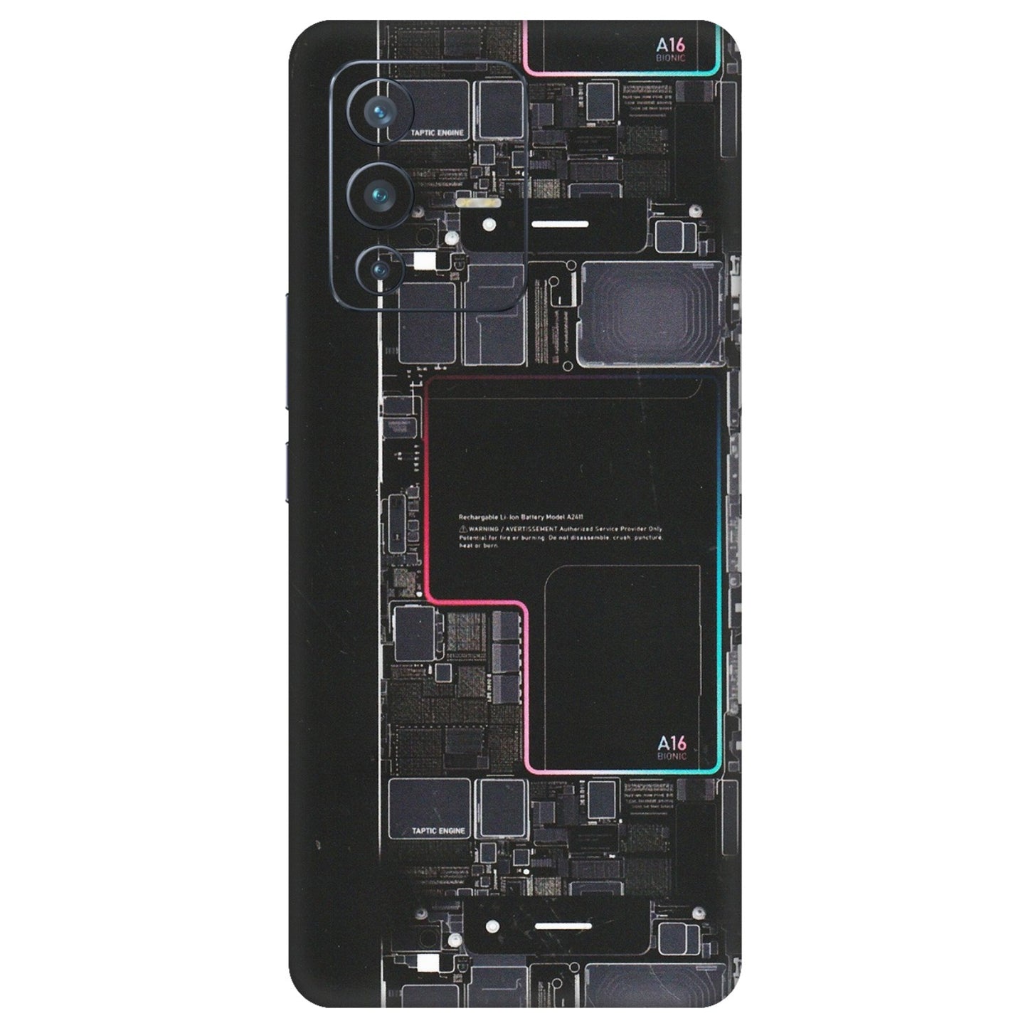 VIVO Z/V/X/T/U/S Series Phone Skins (All Models) - Motherboard Circuit Layout - Matte Finish (M-117) Vivo V23 Pro (5G)