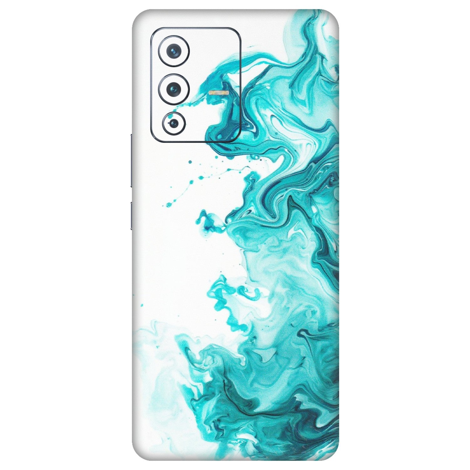 VIVO Z/V/X/T/U/S Series Phone Skins (All Models) - Sky Blue Abstract Colour - Matte Finish (M-146) Vivo V23 Pro (5G)