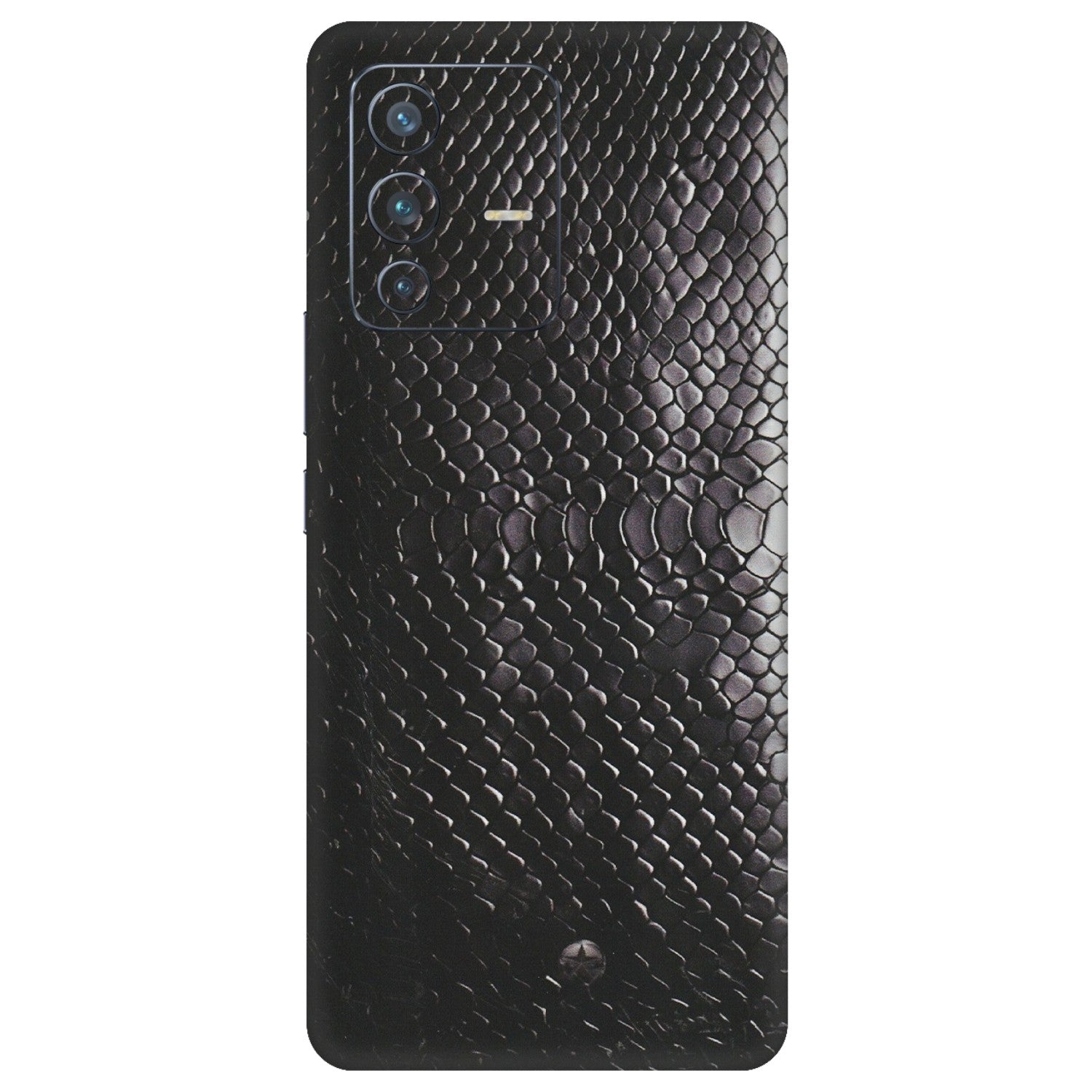 VIVO Z/V/X/T/U/S Series Phone Skins (All Models) - Black Snack Leather - Matte Finish (M-147) Vivo V23 Pro (5G)
