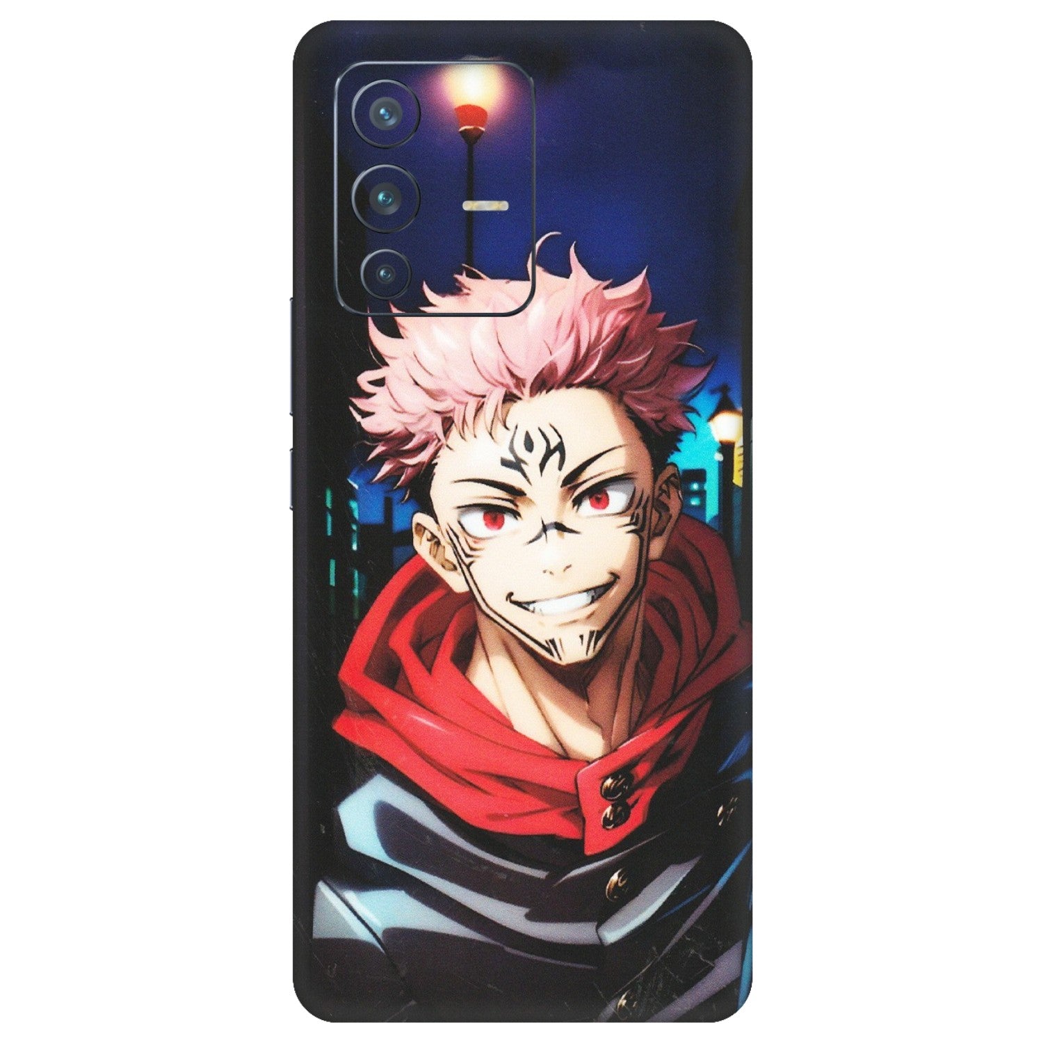 VIVO Z/V/X/T/U/S Series Phone Skins (All Models) - Yuji Itadori Funny Face Anime - Matte Finish (M-152) Vivo V23 Pro (5G)