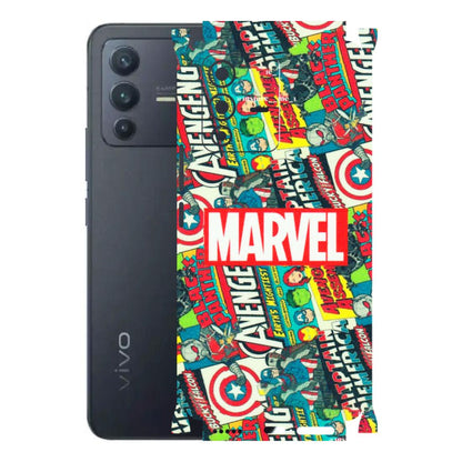 VIVO Z/V/X/T/U/S Series Phone Skins (All Models) - Marvel Comic Lover - Matte Finish (M-30) Vivo V23 Pro (5G)