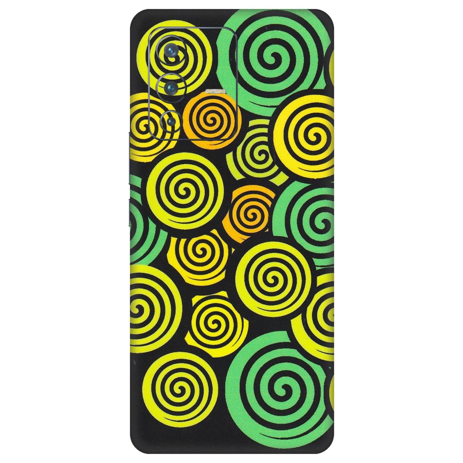 VIVO Z/V/X/T/U/S Series Phone Skins (All Models) - Crazy Spiral - Matte Finish (M-91) Vivo V23 Pro (5G)