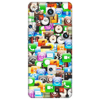 VIVO Z/V/X/T/U/S Series Phone Skins (All Models) - All Apple Icons - Matte Finish (M-93) Vivo V23 Pro (5G)