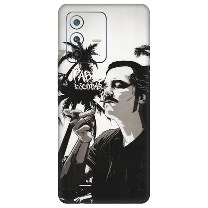 VIVO Z/V/X/T/U/S Series Phone Skins (All Models) - Pab Escobar - Transparent Finish (T-05) Vivo V23 Pro (5G)