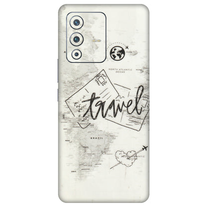 VIVO Z/V/X/T/U/S Series Phone Skins (All Models) - Travel Ticket - Transparent Finish (T-06) Vivo V23 Pro (5G)