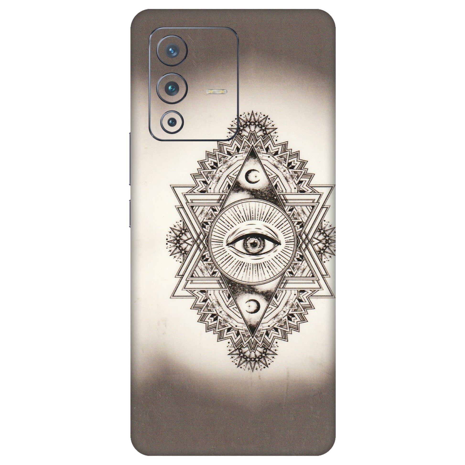 VIVO Z/V/X/T/U/S Series Phone Skins (All Models) - Illuminati Great Eye - Transparent Finish (T-14) Vivo V23 Pro (5G)