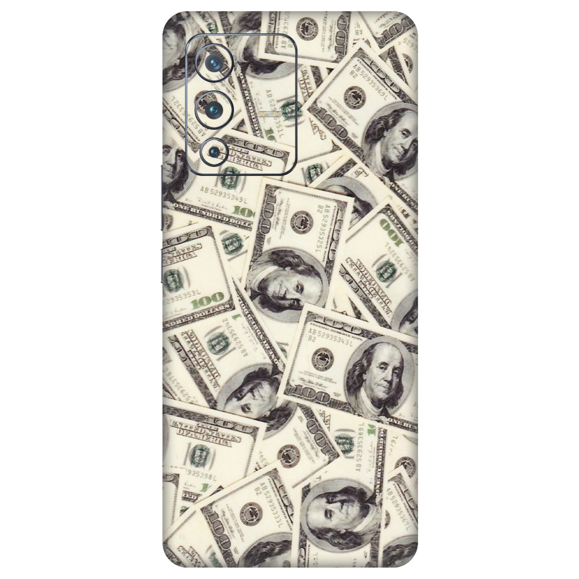 VIVO Z/V/X/T/U/S Series Phone Skins (All Models) - Dollar Lover - Transparent Finish (T-17) Vivo V23 Pro (5G)