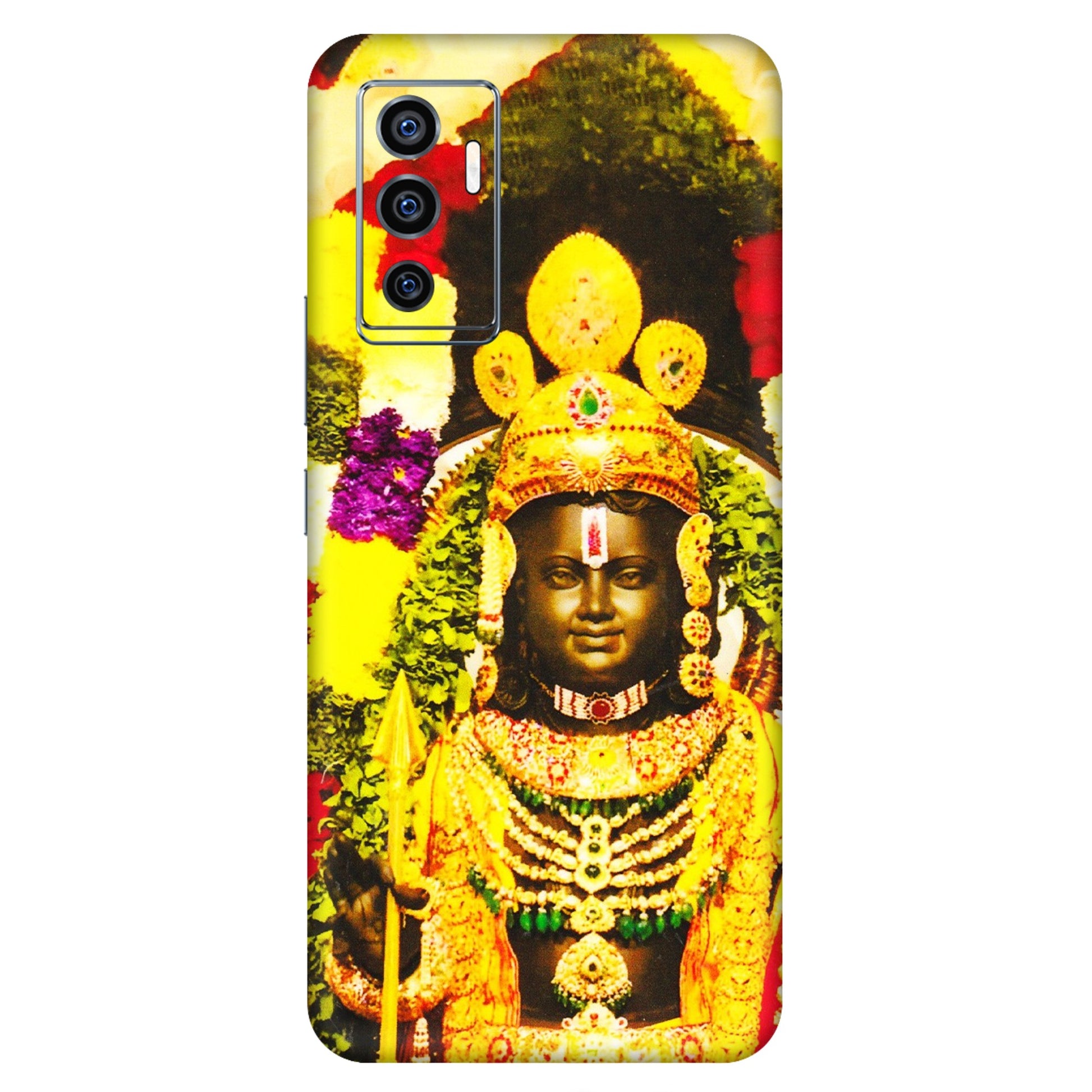 VIVO Z/V/X/T/U/S Series Phone Skins (All Models) - Ram Lalla Ayodhya - 3D Embossed Finish (L-103) Vivo V23e (5G)