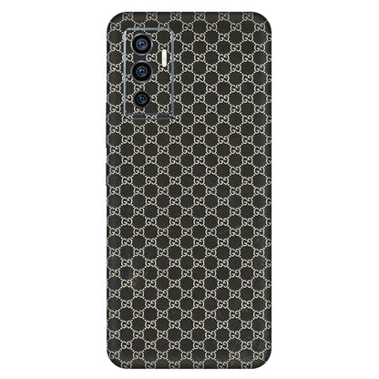 VIVO Z/V/X/T/U/S Series Phone Skins (All Models) - Black G Print - 3D Embossed Finish (L-109) Vivo V23e (5G)