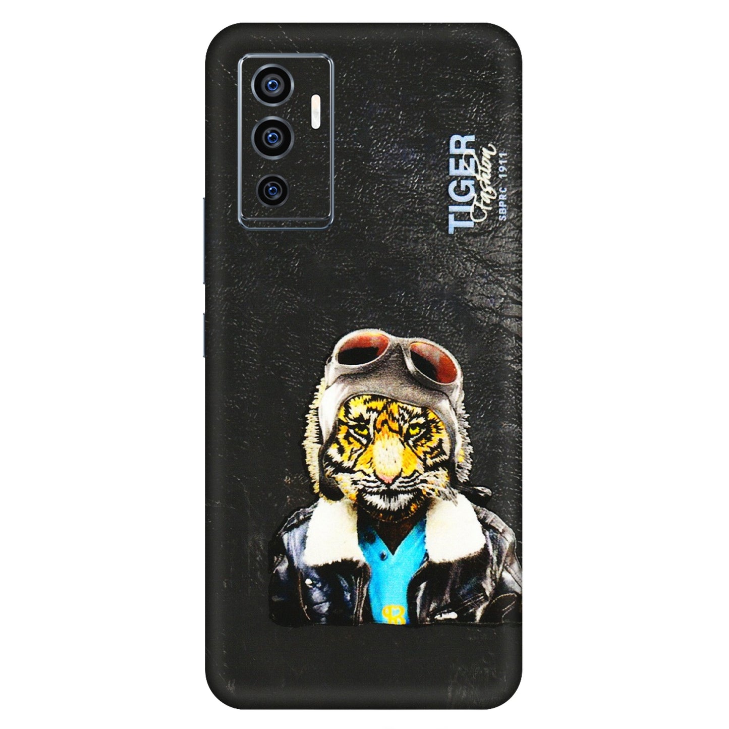 VIVO Z/V/X/T/U/S Series Phone Skins (All Models) - Rider Tiger - 3D Embossed Finish (L-113) Vivo V23e (5G)