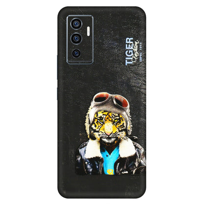 VIVO Z/V/X/T/U/S Series Phone Skins (All Models) - Rider Tiger - 3D Embossed Finish (L-113) Vivo V23e (5G)