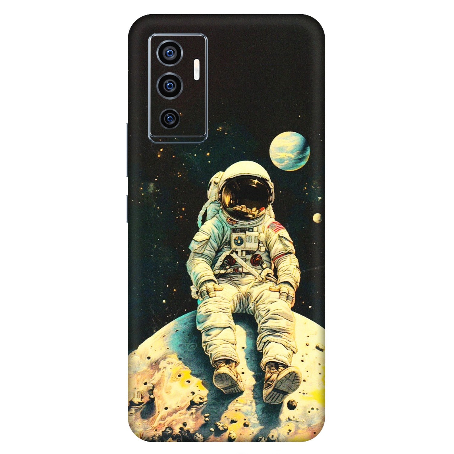 VIVO Z/V/X/T/U/S Series Phone Skins (All Models) - Astronaut in Space - 3D Embossed Finish (L-16) Vivo V23e (5G)