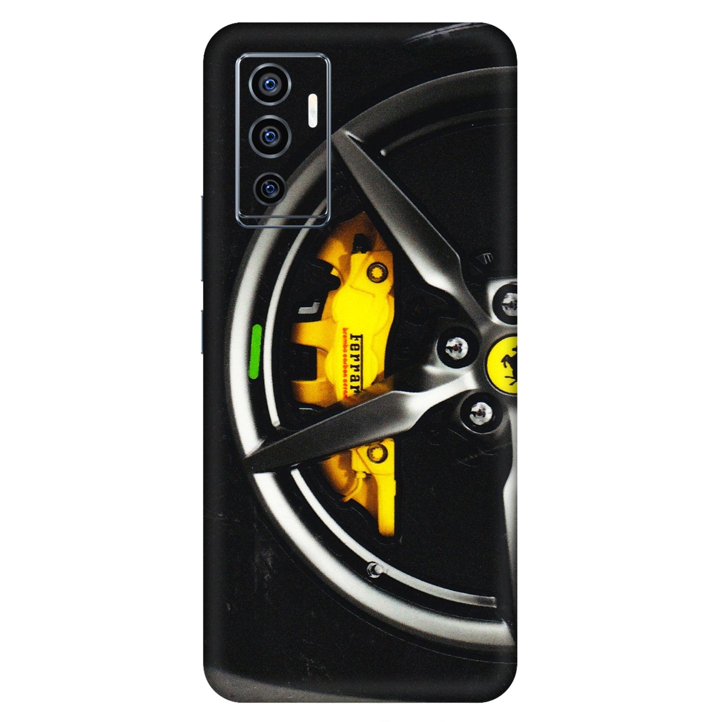 VIVO Z/V/X/T/U/S Series Phone Skins (All Models) - Ferrari Wheel Alloy - 3D Embossed Finish (L-173) Vivo V23e (5G)