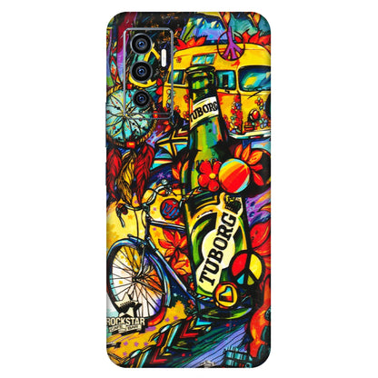 VIVO Z/V/X/T/U/S Series Phone Skins (All Models) - Cool Beer Bottle - 3D Embossed Finish (L-193) Vivo V23e (5G)