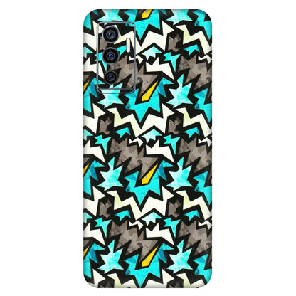 VIVO Z/V/X/T/U/S Series Phone Skins (All Models) - Funky Zig Zag - 3D Embossed Finish (L-223) Vivo V23e (5G)