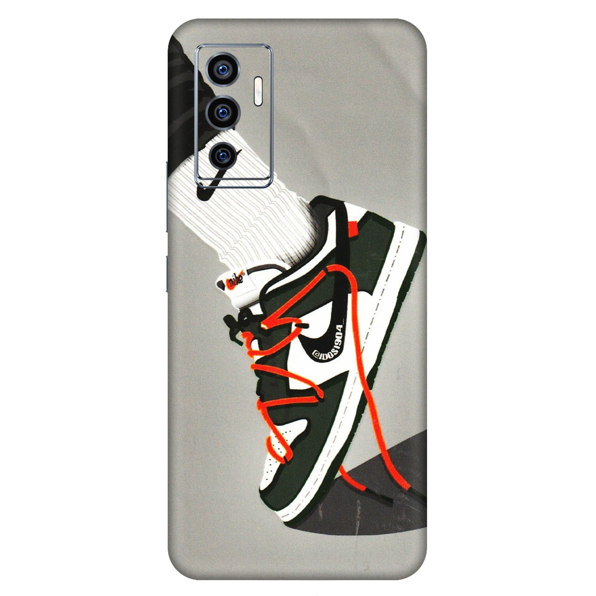 VIVO Z/V/X/T/U/S Series Phone Skins (All Models) - New Grey Sneaker - 3D Embossed Finish (L-261) Vivo V23e (5G)