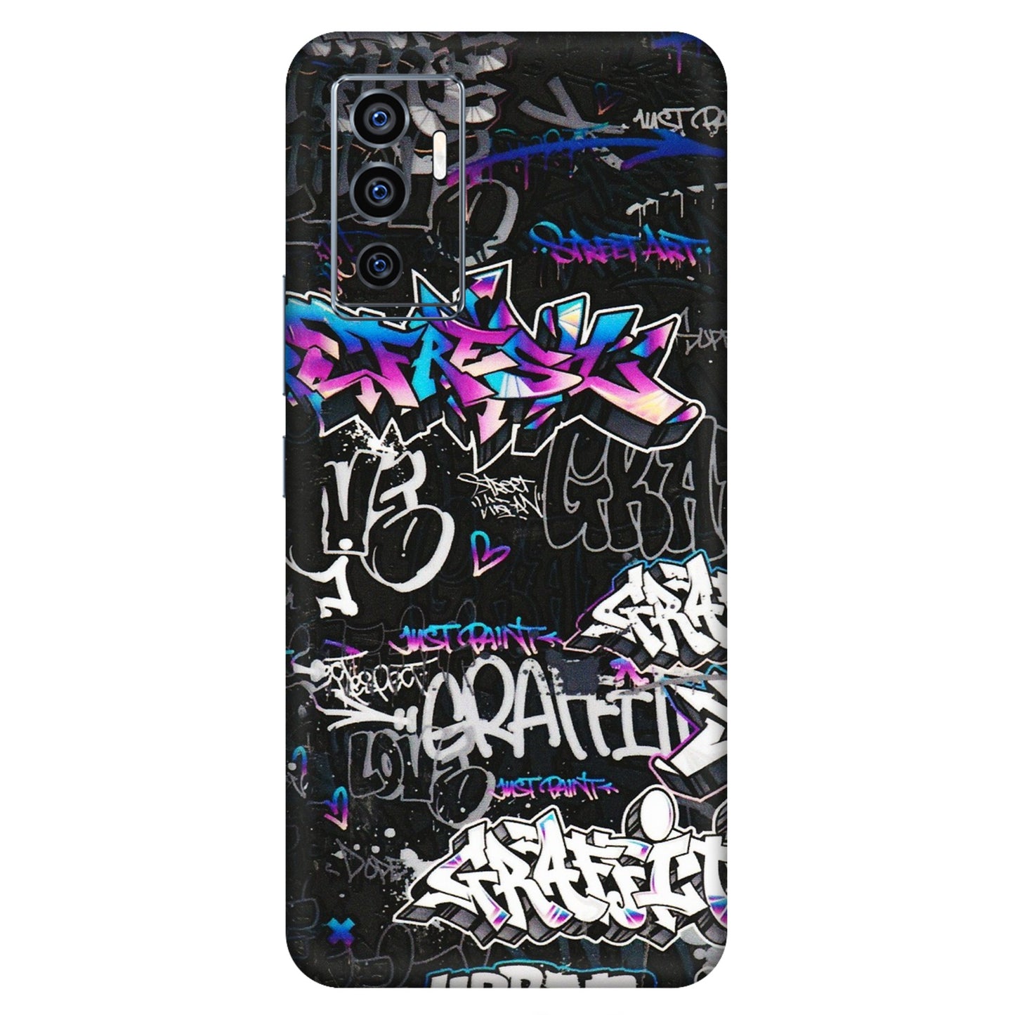 VIVO Z/V/X/T/U/S Series Phone Skins (All Models) - Graffiti Killer - 3D Embossed Finish (L-274) Vivo V23e (5G)