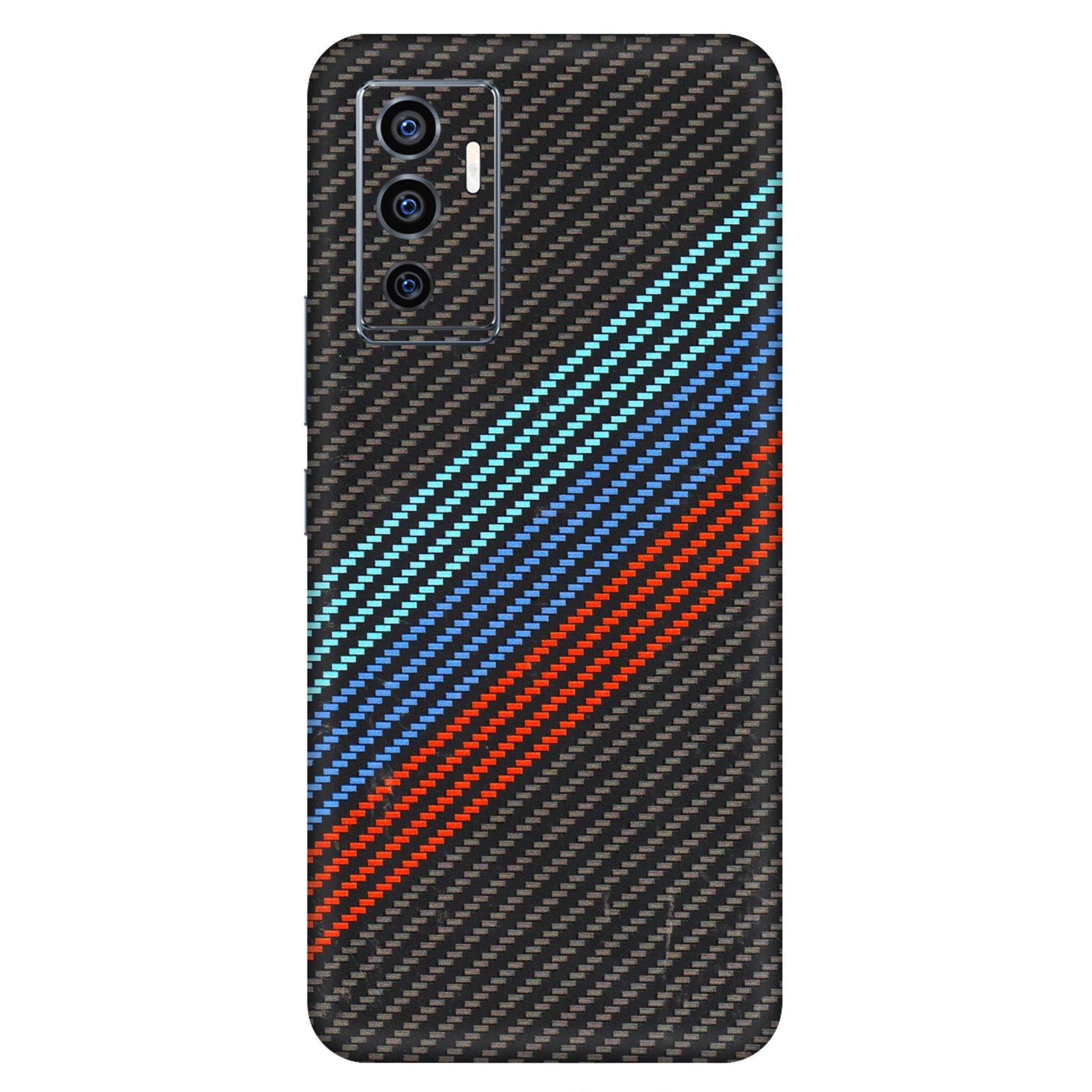 VIVO Z/V/X/T/U/S Series Phone Skins (All Models) - Carbon BM - 3D Embossed Finish (L-302) Vivo V23e (5G)
