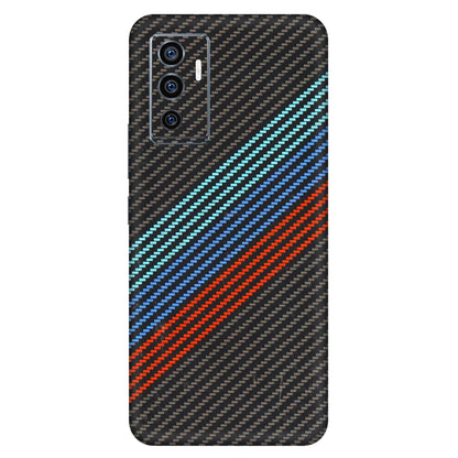 VIVO Z/V/X/T/U/S Series Phone Skins (All Models) - Carbon BM - 3D Embossed Finish (L-302) Vivo V23e (5G)