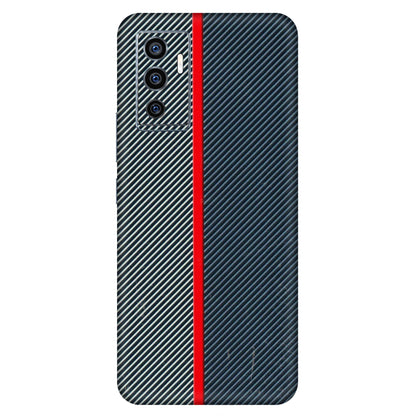 VIVO Z/V/X/T/U/S Series Phone Skins (All Models) - Blue Sober Lines - 3D Embossed Finish (L-305) Vivo V23e (5G)