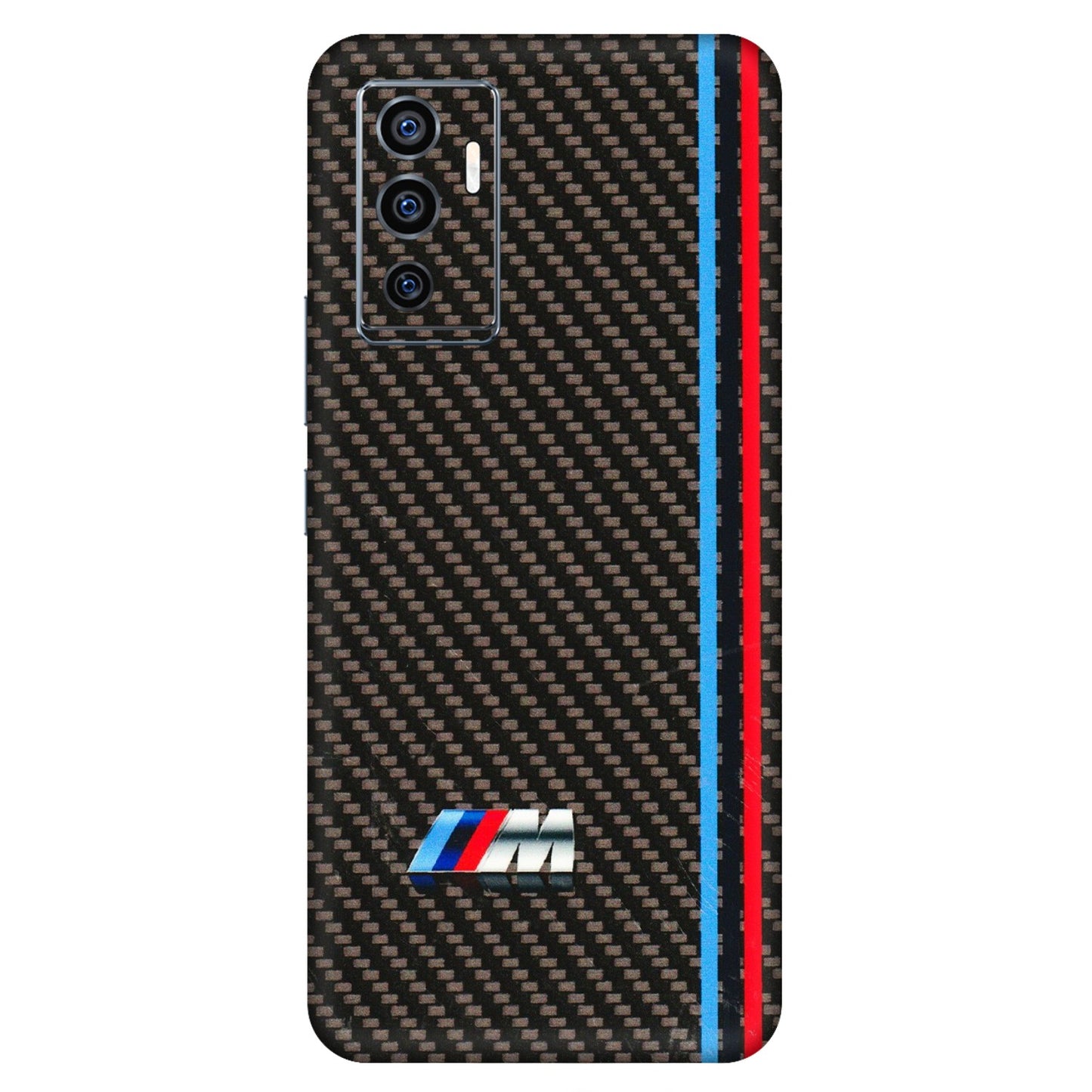 VIVO Z/V/X/T/U/S Series Phone Skins (All Models) - BM Carbon Fiber Feels - 3D Embossed Finish (L-38) Vivo V23e (5G)