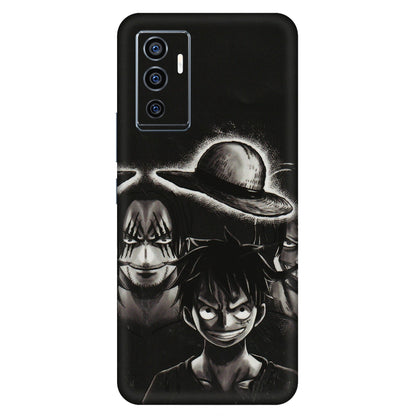VIVO Z/V/X/T/U/S Series Phone Skins (All Models) - Black Luffy Hat - 3D Embossed Finish (L-57) Vivo V23e (5G)