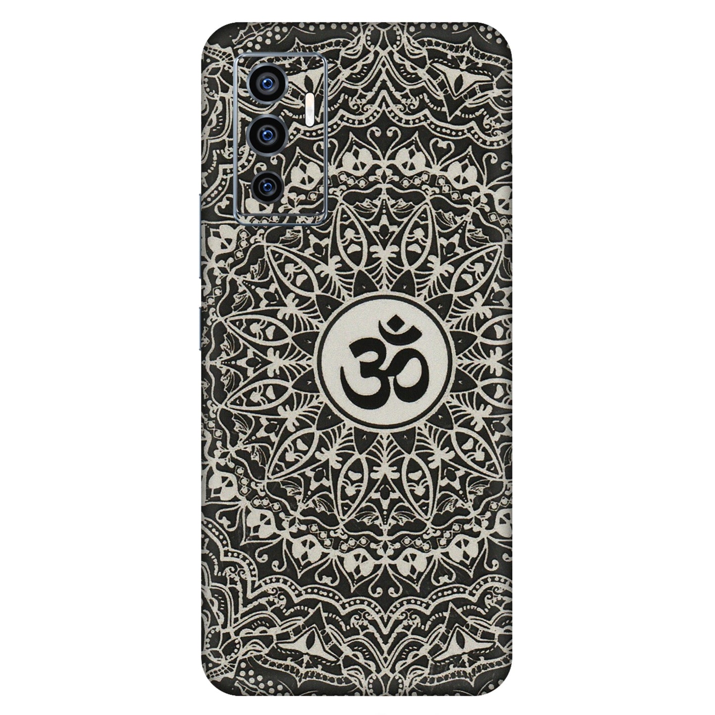VIVO Z/V/X/T/U/S Series Phone Skins (All Models) - Aum Elegant Mandala - 3D Embossed Finish (L-62) Vivo V23e (5G)