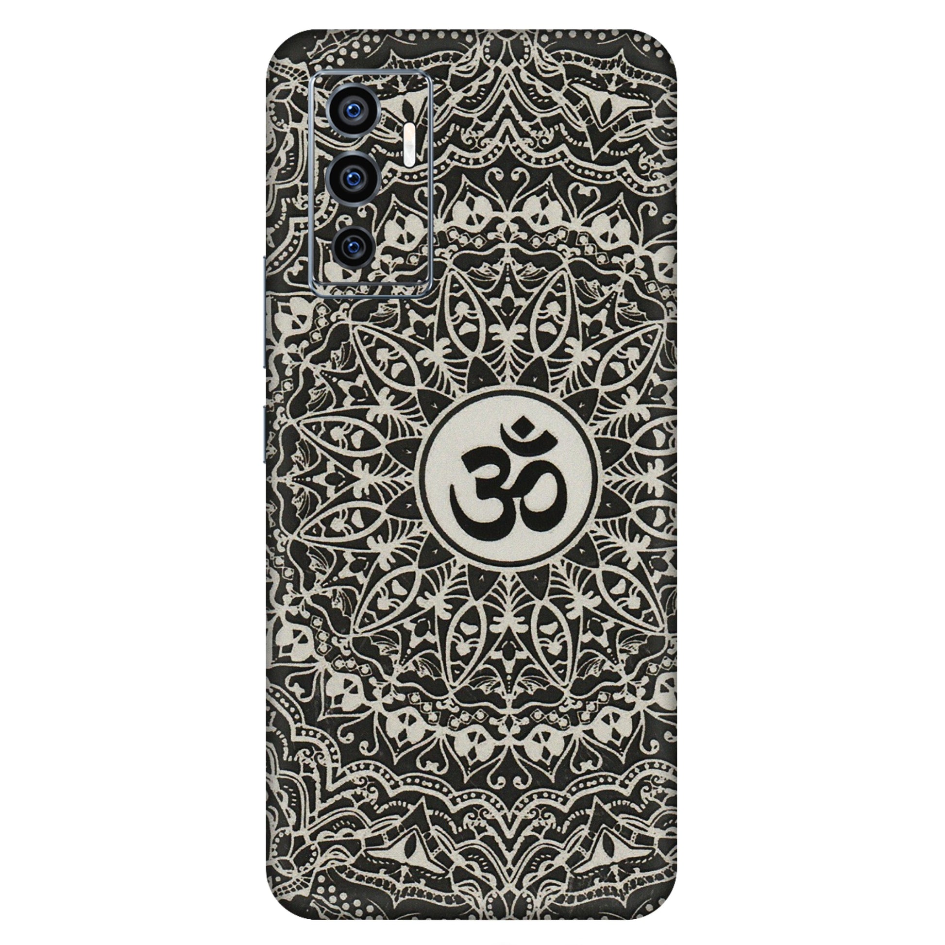VIVO Z/V/X/T/U/S Series Phone Skins (All Models) - Aum Elegant Mandala - 3D Embossed Finish (L-62) Vivo V23e (5G)