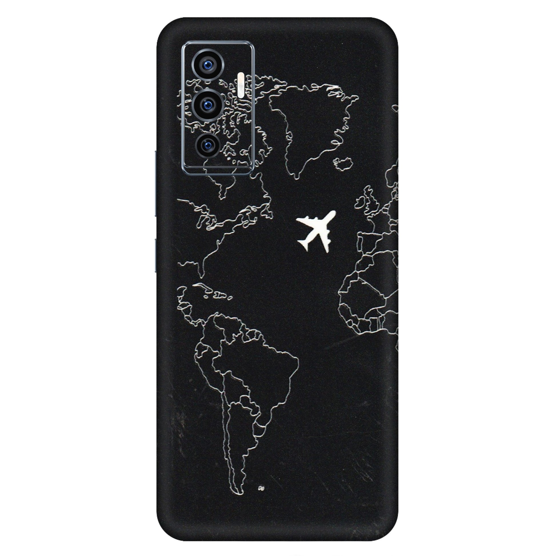 VIVO Z/V/X/T/U/S Series Phone Skins (All Models) - Never Ending Travel - 3D Embossed Finish (L-79) Vivo V23e (5G)