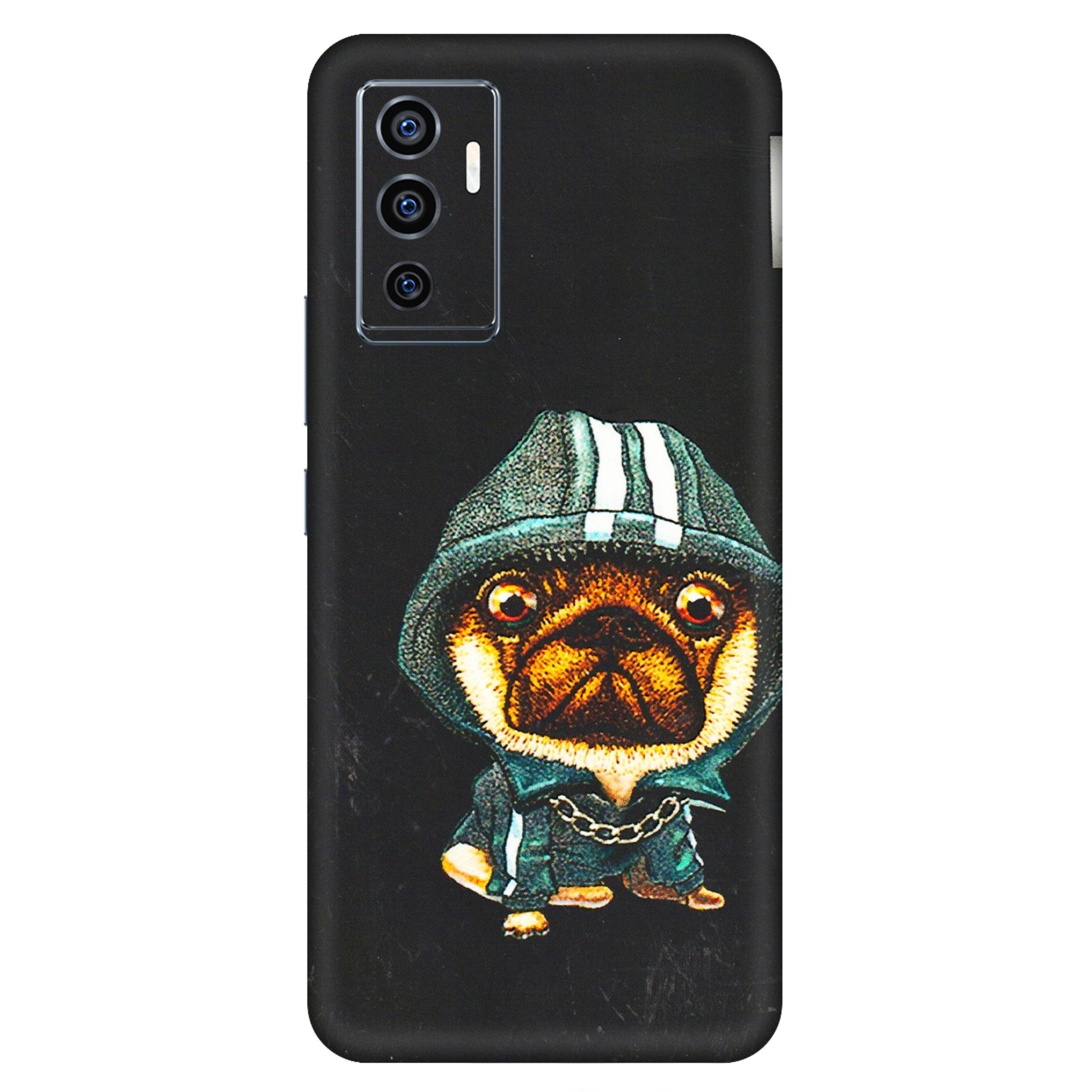 VIVO Z/V/X/T/U/S Series Phone Skins (All Models) - Puppy N Hoodie - 3D Embossed Finish (L-90) Vivo V23e (5G)