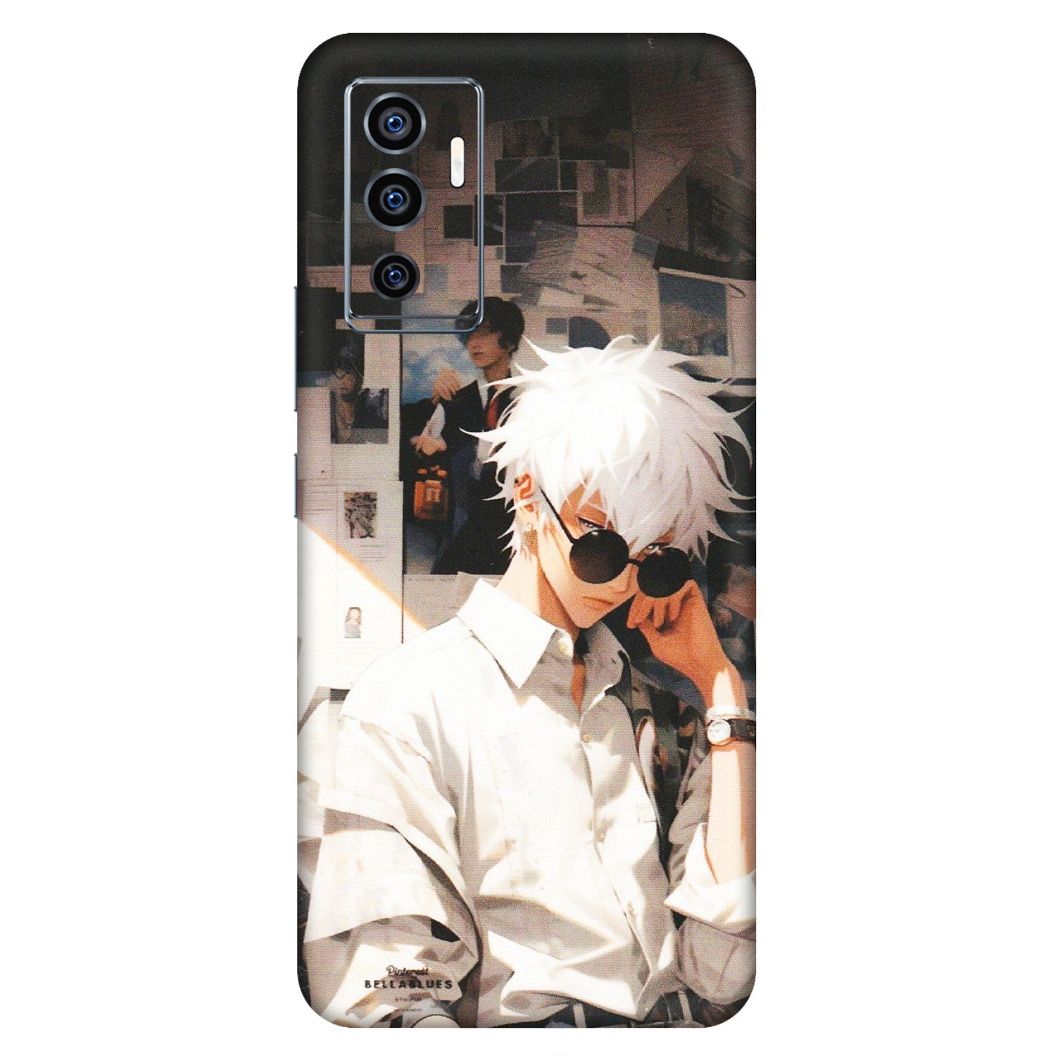 VIVO Z/V/X/T/U/S Series Phone Skins (All Models) - Gojo Satoru Jujustu Kaisen Anime - Matte Finish (M-156) Vivo V23e (5G)