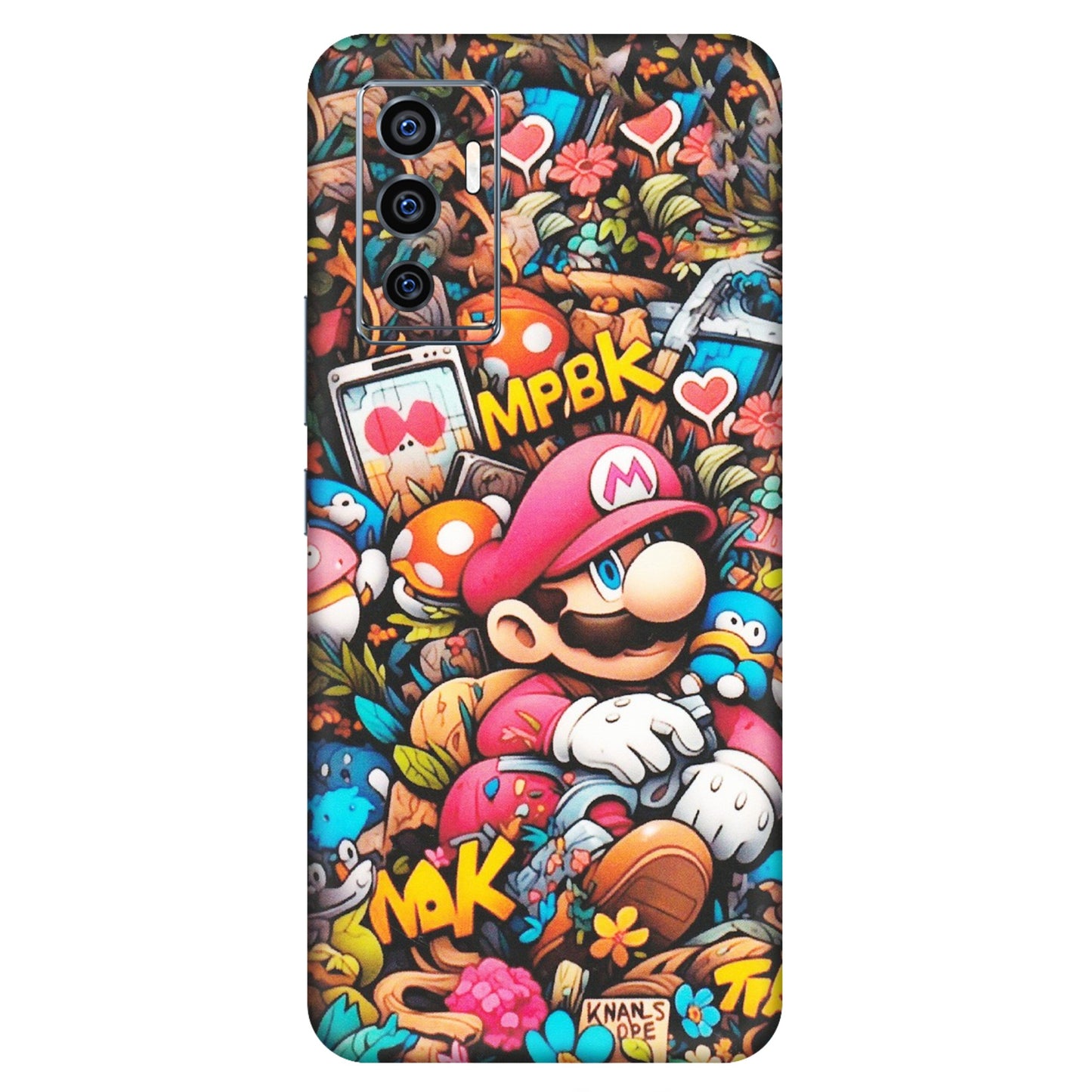VIVO Z/V/X/T/U/S Series Phone Skins (All Models) - Super Mario Bros Artistic - Matte Finish (M-173) Vivo V23e (5G)