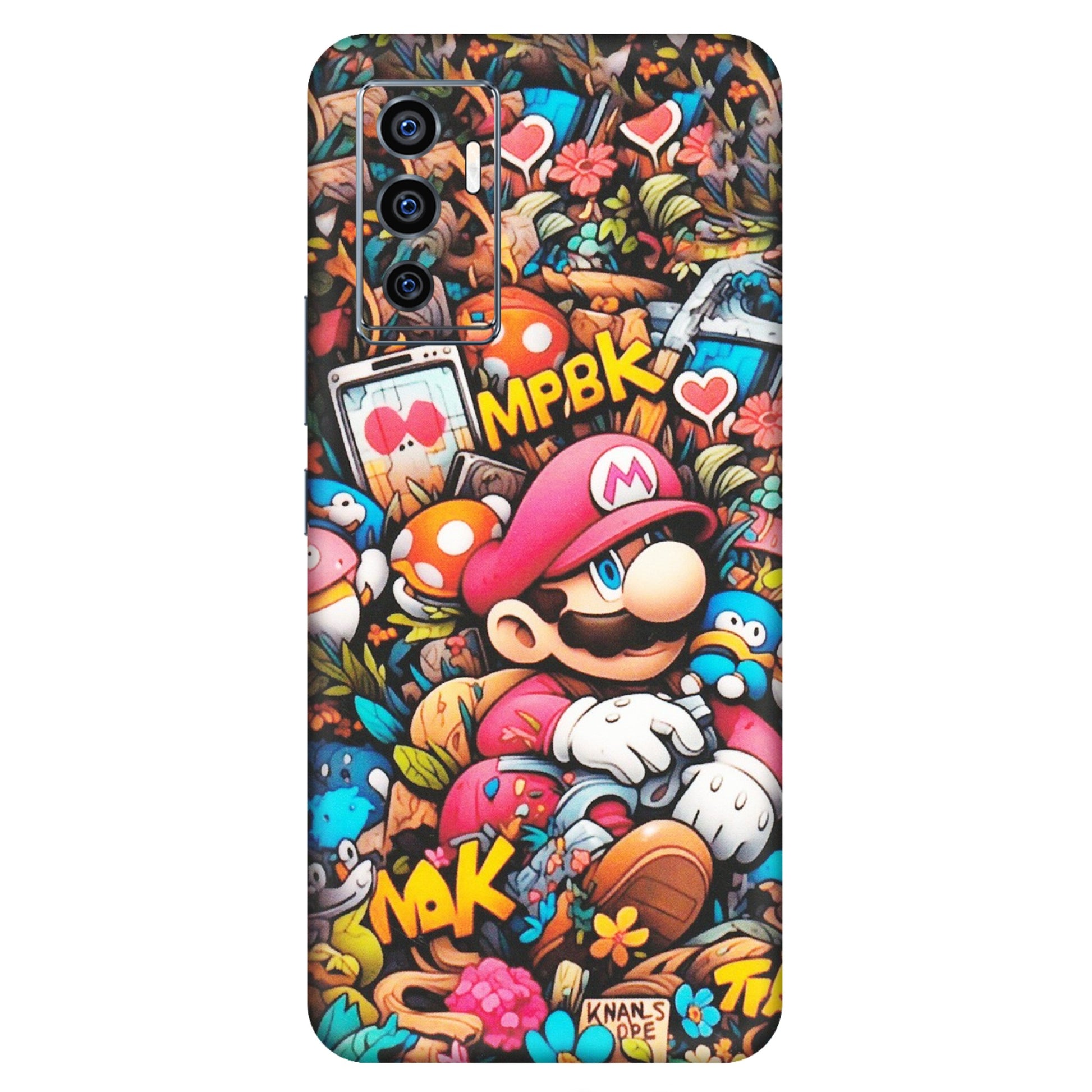 VIVO Z/V/X/T/U/S Series Phone Skins (All Models) - Super Mario Bros Artistic - Matte Finish (M-173) Vivo V23e (5G)
