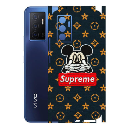VIVO Z/V/X/T/U/S Series Phone Skins (All Models) - Mickey Supreme - Matte Finish (M-83) Vivo V23e (5G)