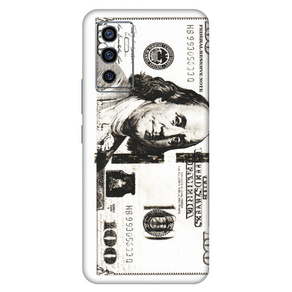VIVO Z/V/X/T/U/S Series Phone Skins (All Models) - 100 Dollar Currency - Transparent Finish (T-01) Vivo V23e (5G)