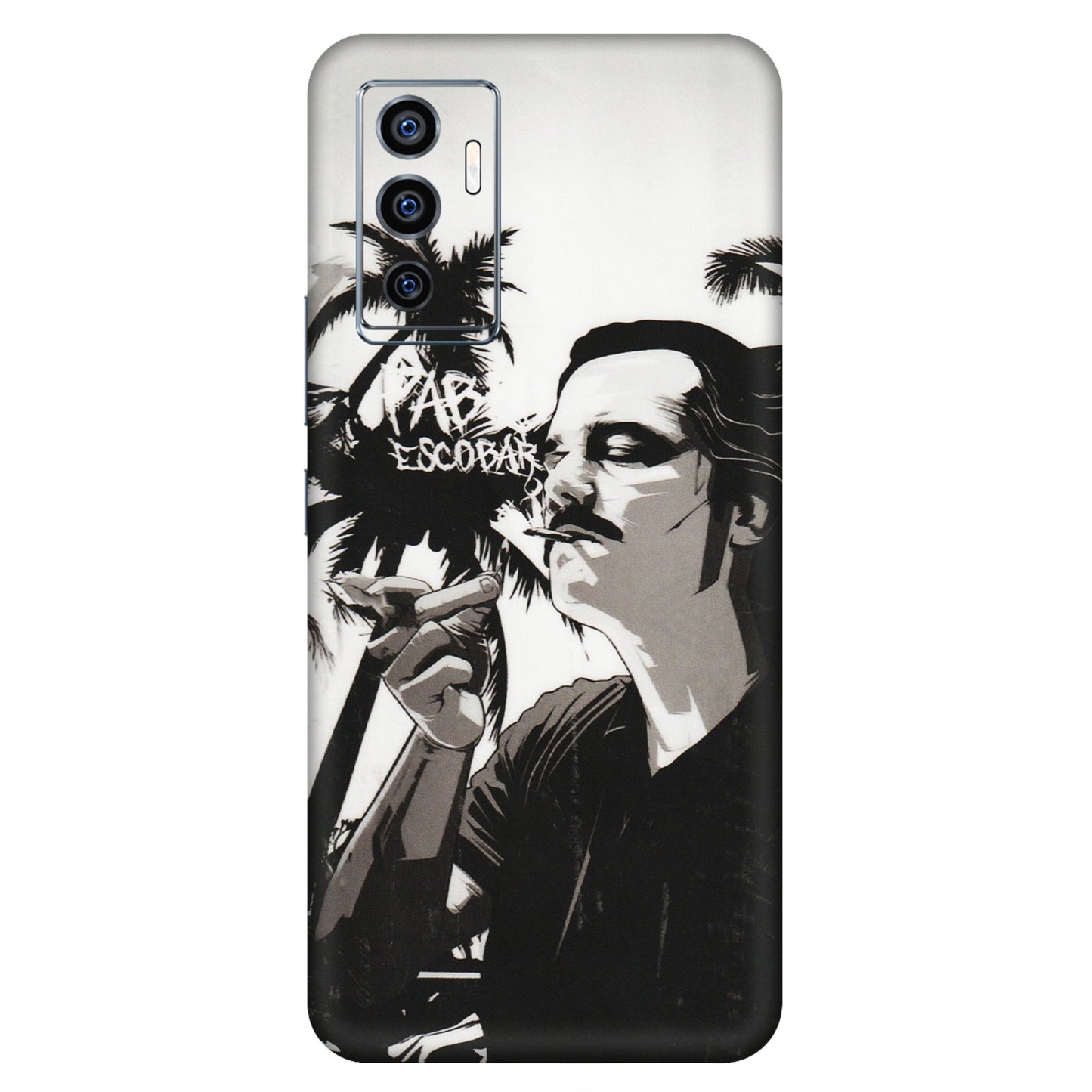VIVO Z/V/X/T/U/S Series Phone Skins (All Models) - Pab Escobar - Transparent Finish (T-05) Vivo V23e (5G)