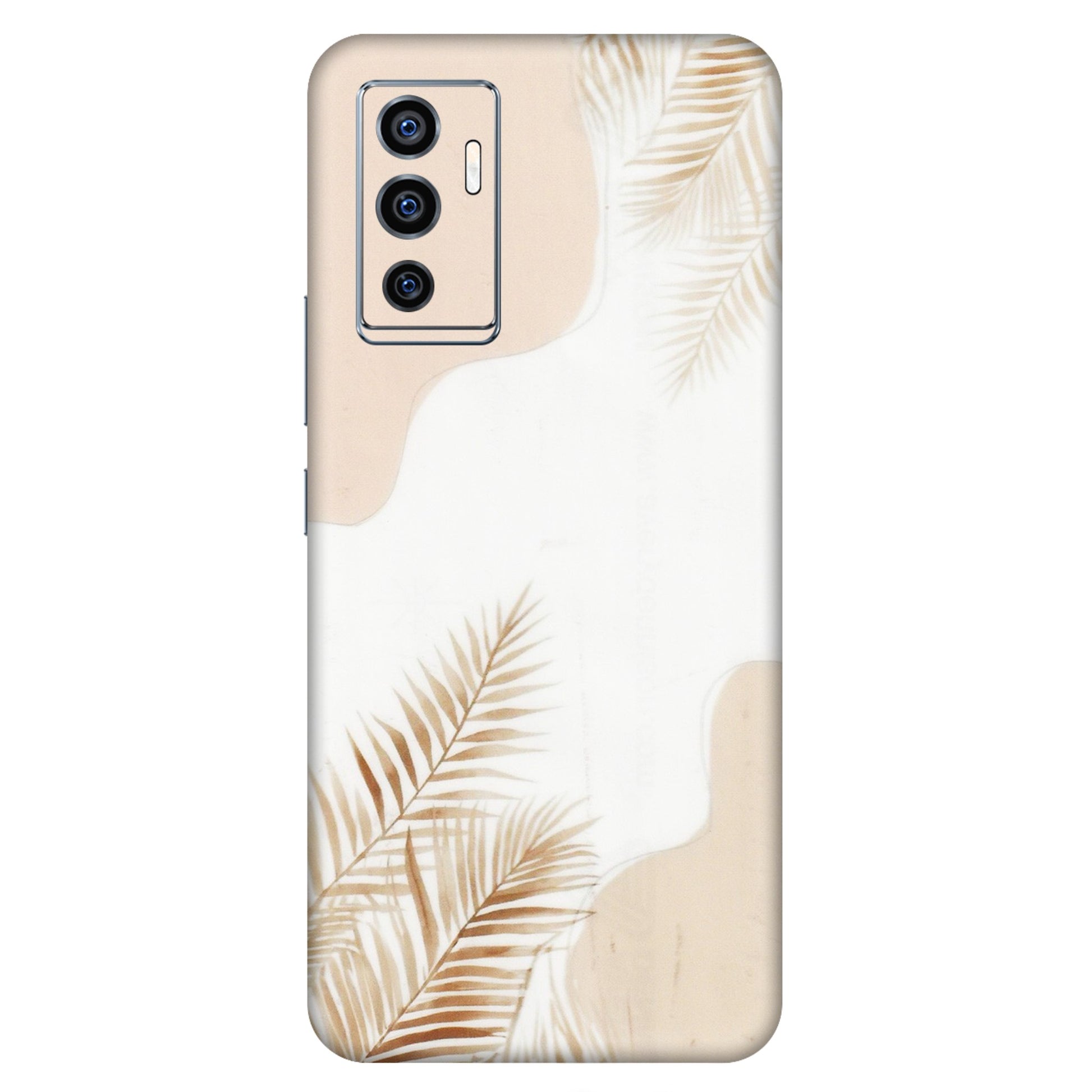 VIVO Z/V/X/T/U/S Series Phone Skins (All Models) - Gold Petals Abstract - Transparent Finish (T-08) Vivo V23e (5G)