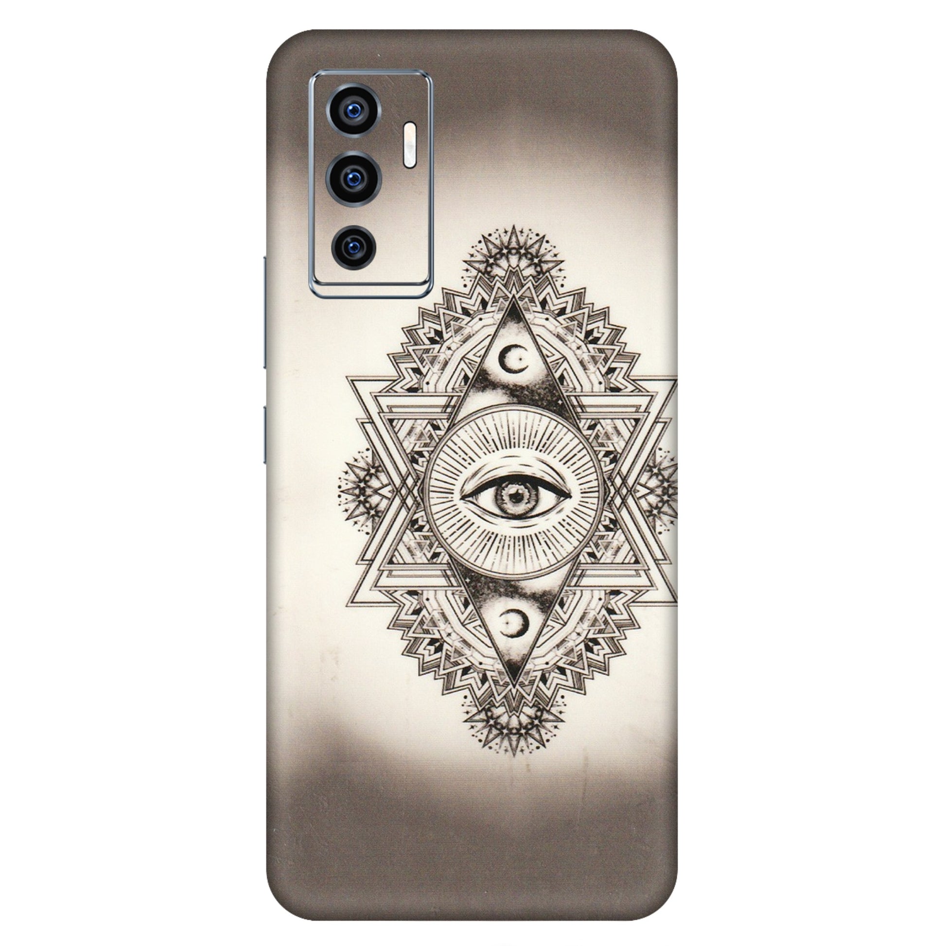 VIVO Z/V/X/T/U/S Series Phone Skins (All Models) - Illuminati Great Eye - Transparent Finish (T-14) Vivo V23e (5G)