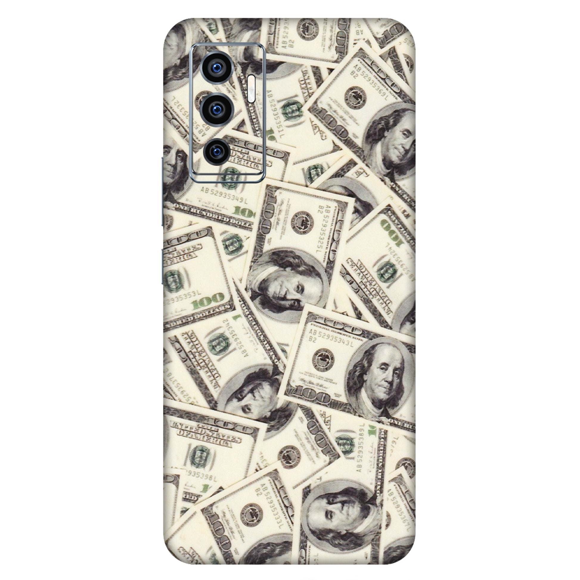 VIVO Z/V/X/T/U/S Series Phone Skins (All Models) - Dollar Lover - Transparent Finish (T-17) Vivo V23e (5G)
