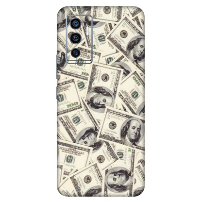 VIVO Z/V/X/T/U/S Series Phone Skins (All Models) - Dollar Lover - Transparent Finish (T-17) Vivo V23e (5G)