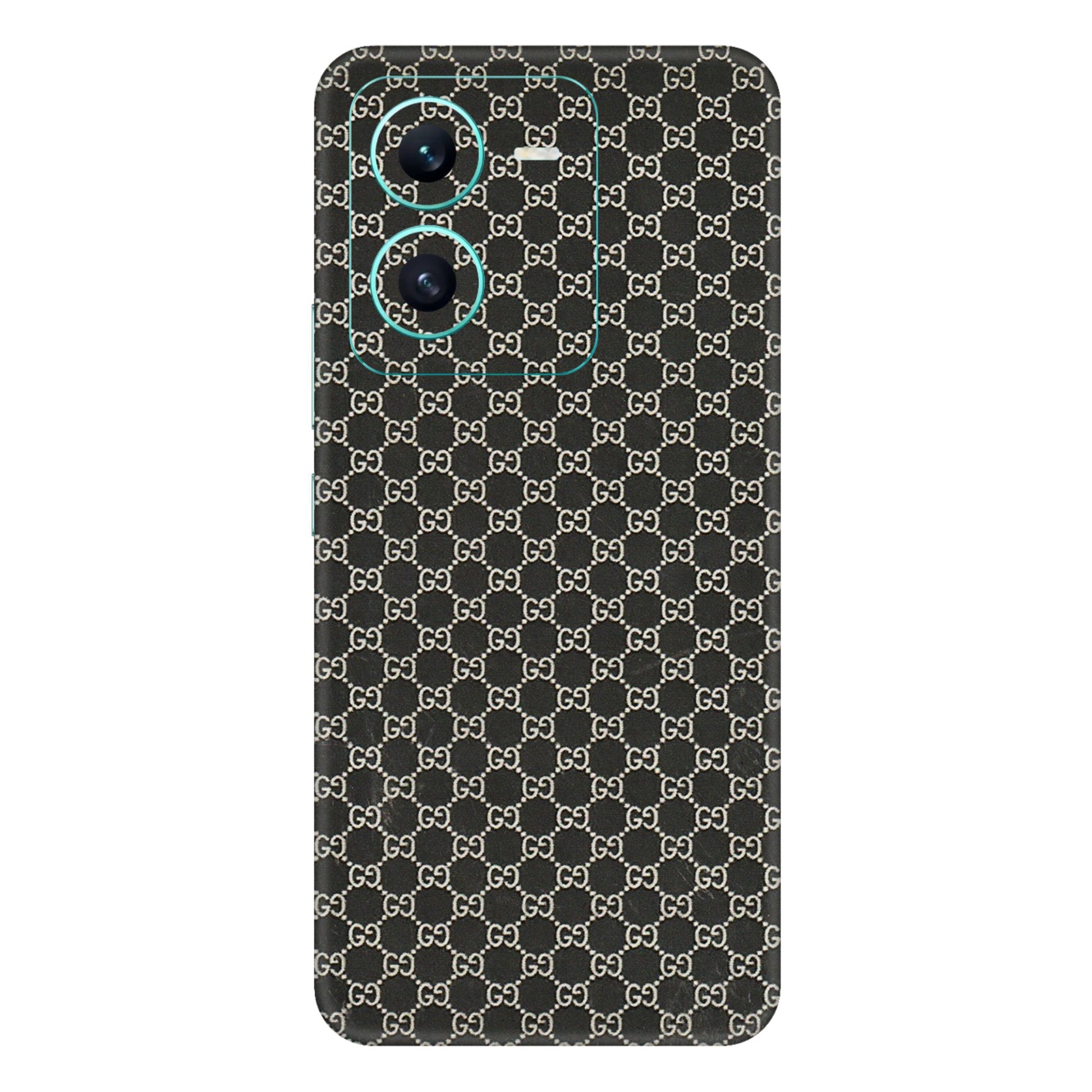 VIVO Z/V/X/T/U/S Series Phone Skins (All Models) - Black G Print - 3D Embossed Finish (L-109) Vivo V25 (5G)